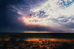 Wetterwechsel im Etosha-Park