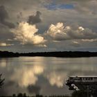 Wetterwolken im Ruppiner See