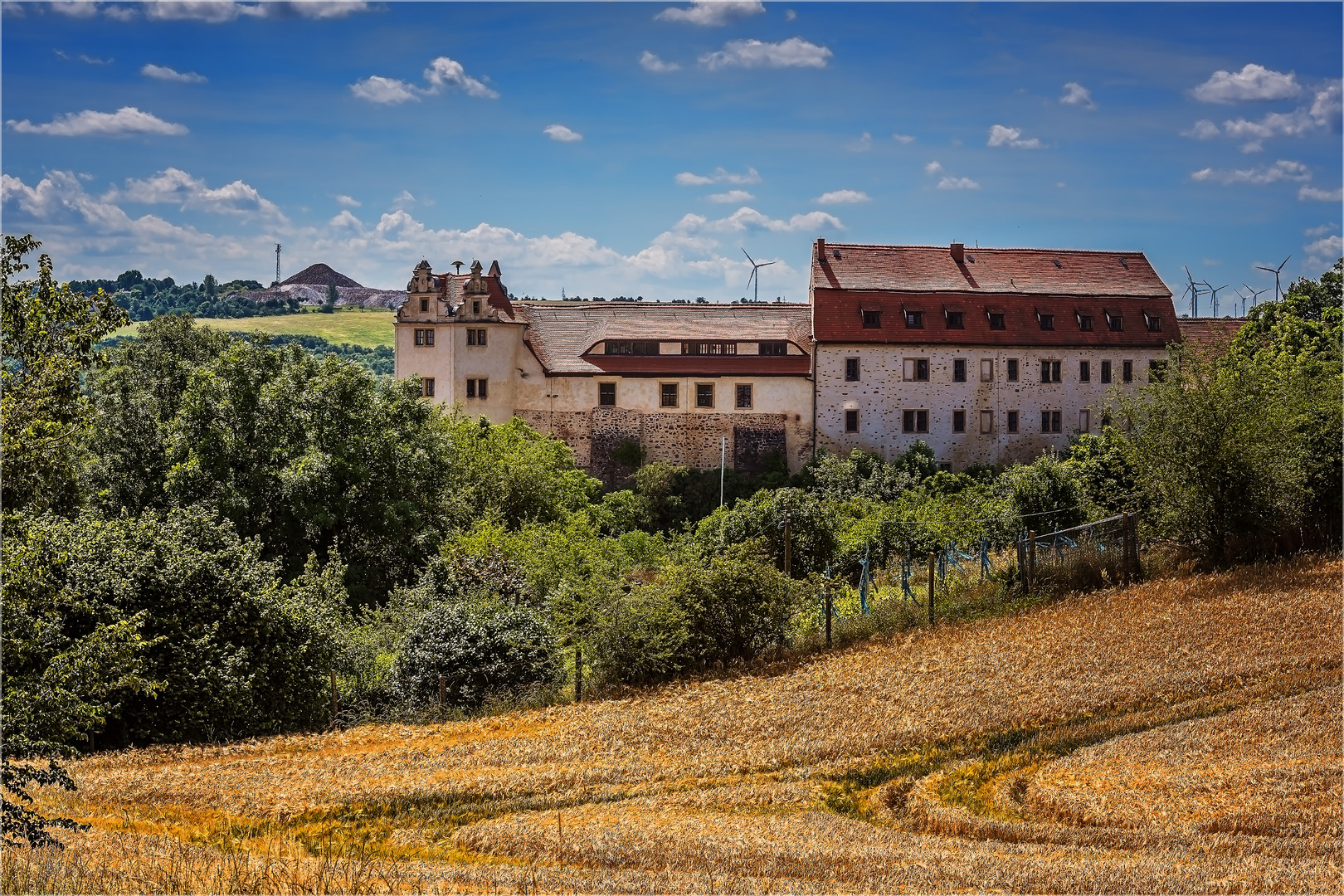 Wettin, Blick zur Unterburg