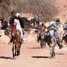 Wettkampf der Eselführer in Petra