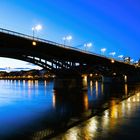 Wettsteinbrücke Basel - blaue Stunde