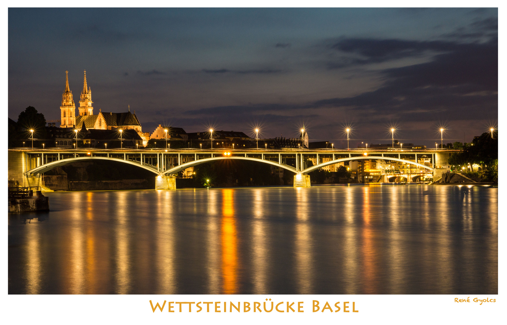 Wettsteinbrücke Basel Schweiz