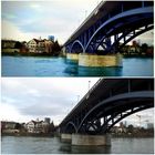 Wettsteinbrücke Basel - Vorher Nachher