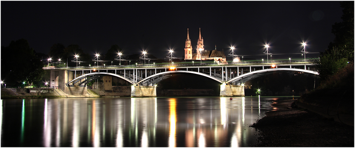 Wettsteinbrücke mit Basler Münster