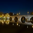 Wetzlar - alte Lahnbrücke mit Hospitalkirche 