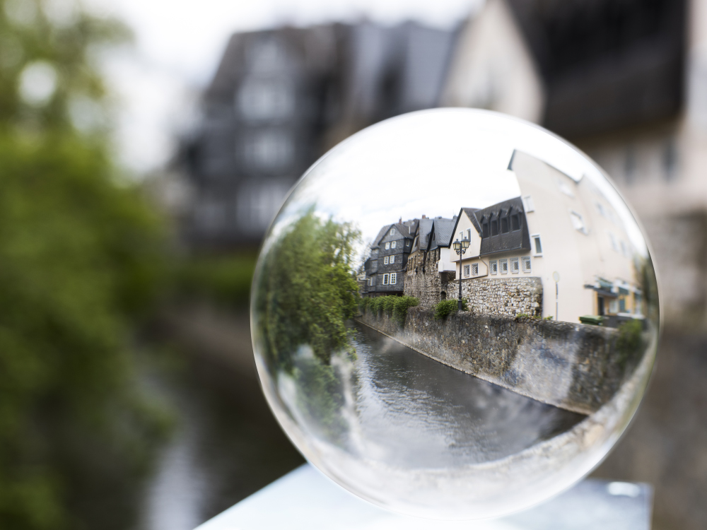 Wetzlar aus der Sicht der Glaskugel