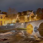 Wetzlar bei Nacht - Alte Lahnbrücke II -