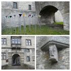 Wewelsburg Kunstwerk im Burggraben als Erinnerung an Meschen die im KZ Niederhagen inhaftiert waren