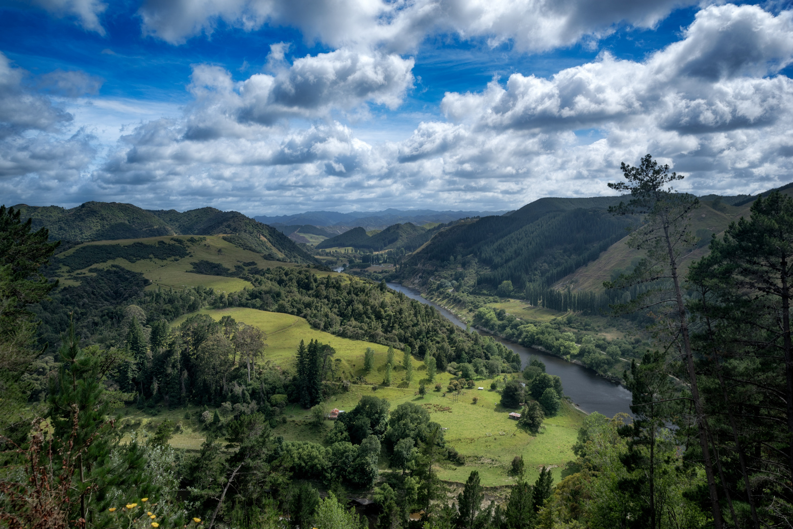 Whanganui river valley