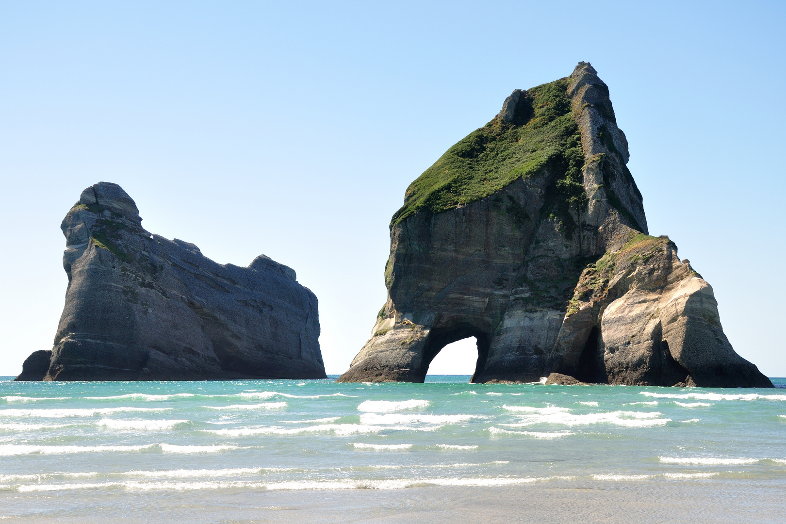 Wharariki Beach