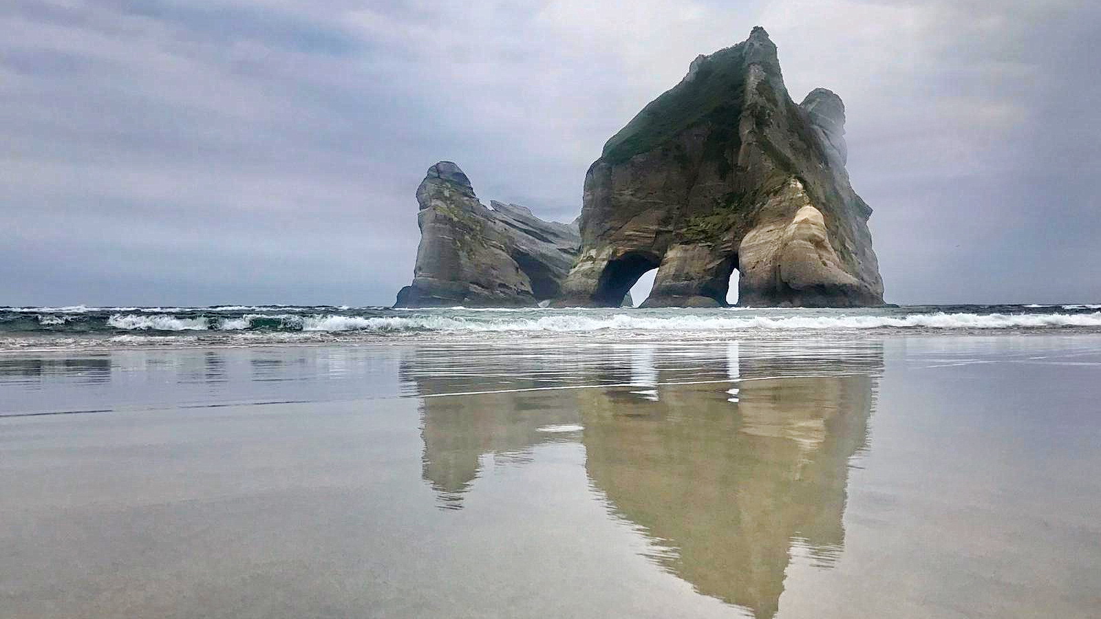 Wharariki Beach