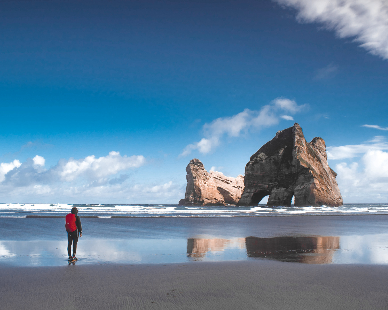 Wharariki Beach, Südinsel Neuseelands