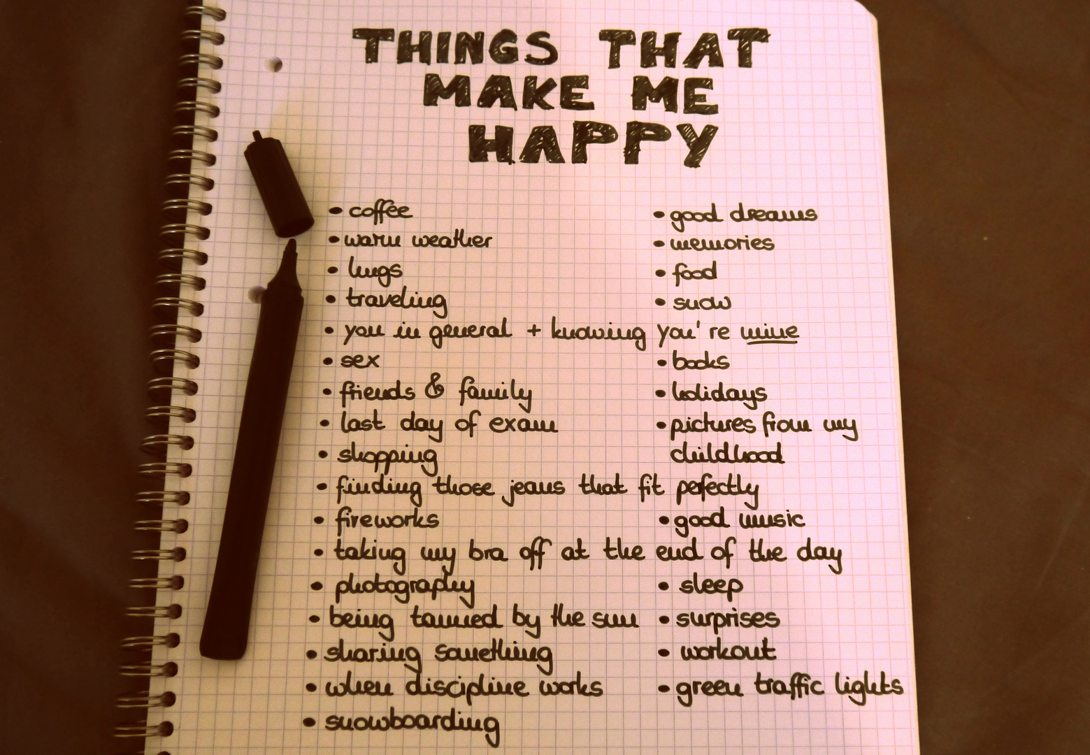 What makes you happy?