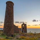 Wheal Coates bei Sonnenuntergang