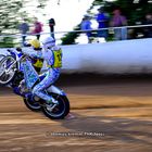 Wheelie beim Speedway mit Timo Lahti