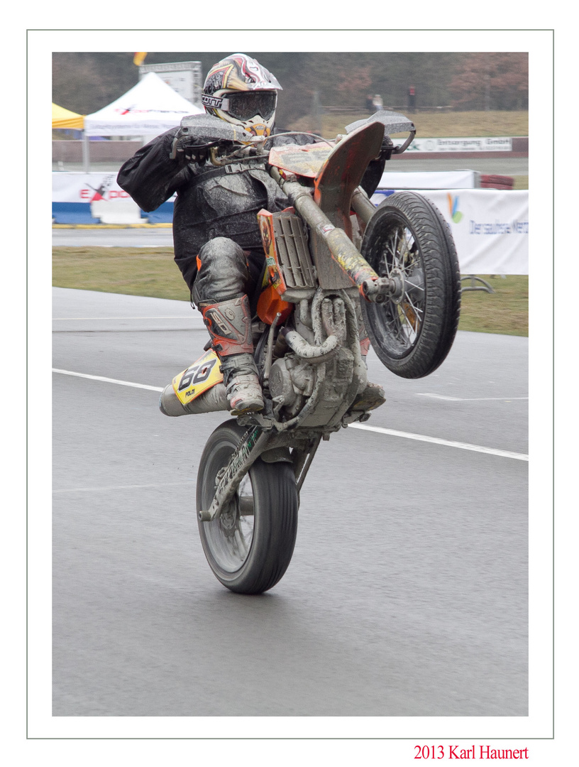 Wheelie beim Super Moto in Harsewinkel