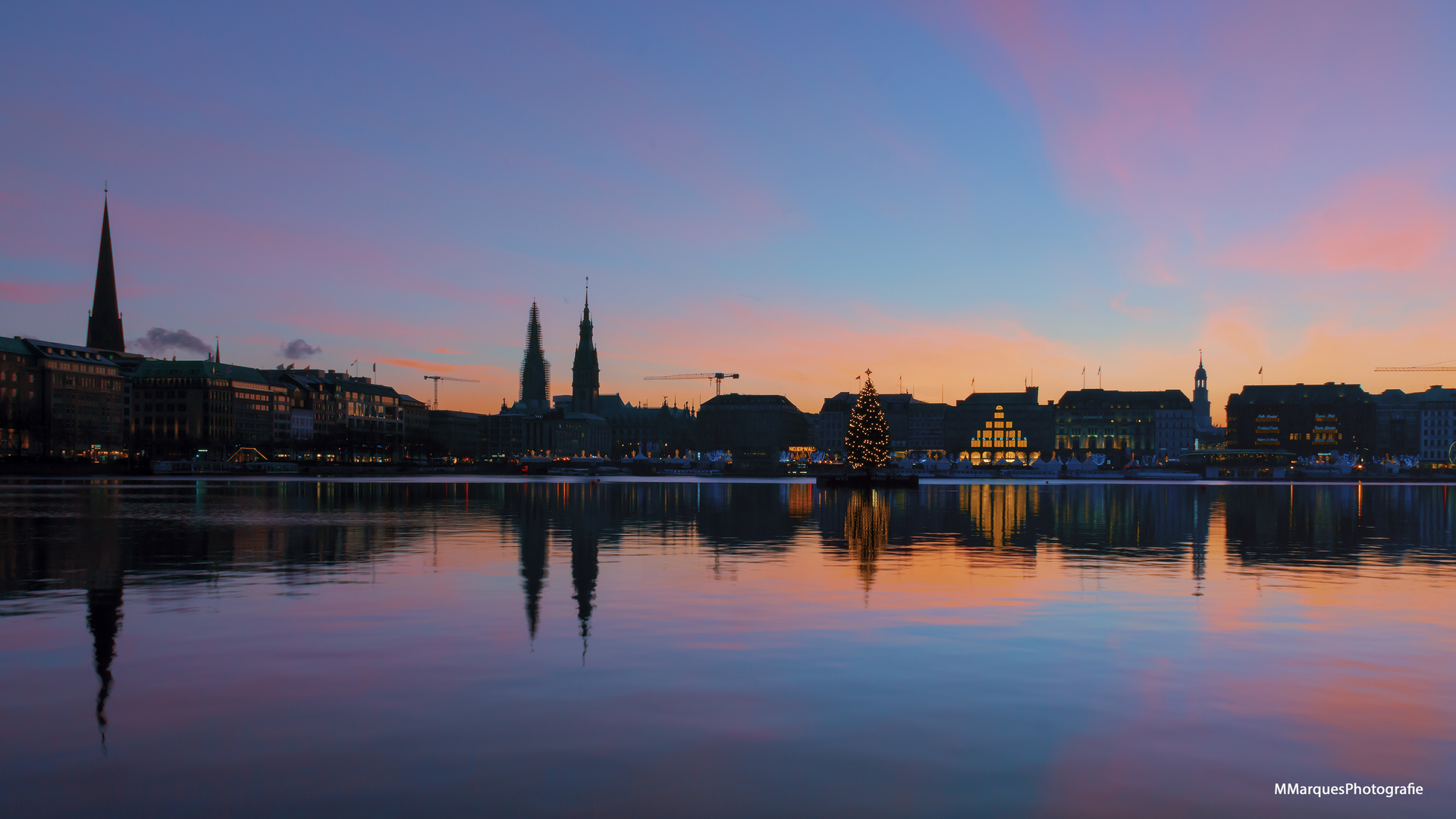 Wheinachten an der Alster