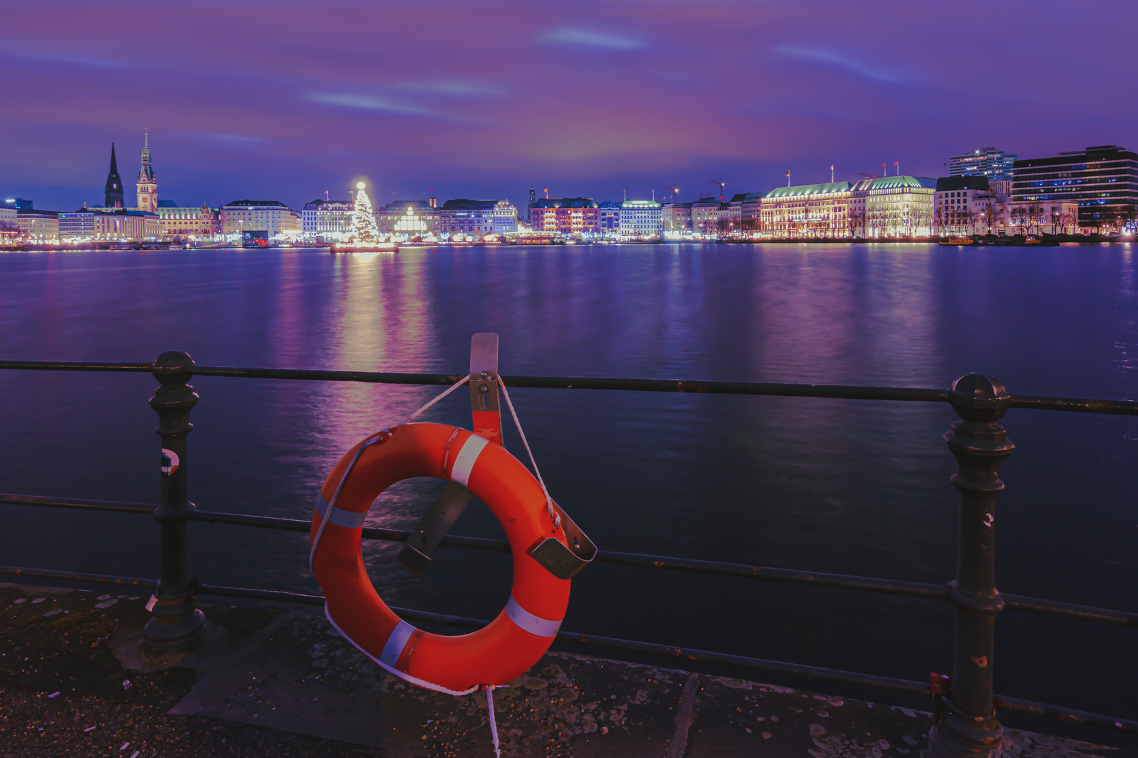 Wheinachten an der Binnenalster