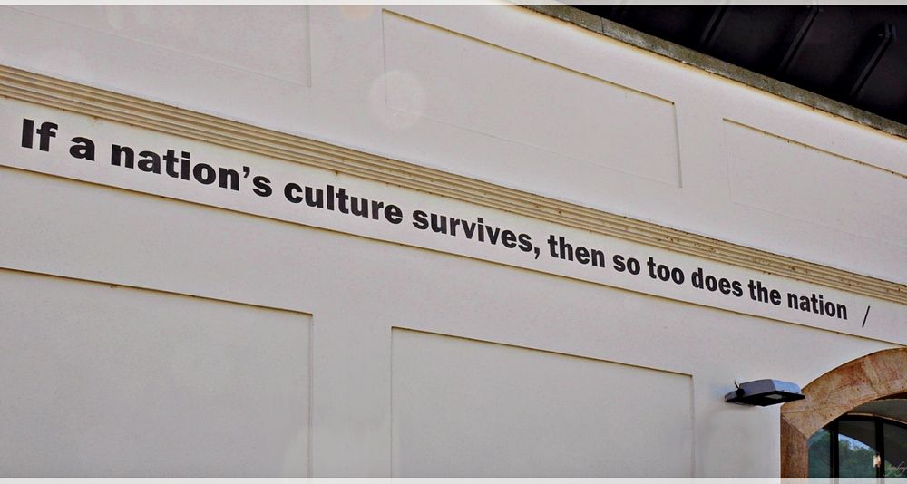 when culture survives . . .