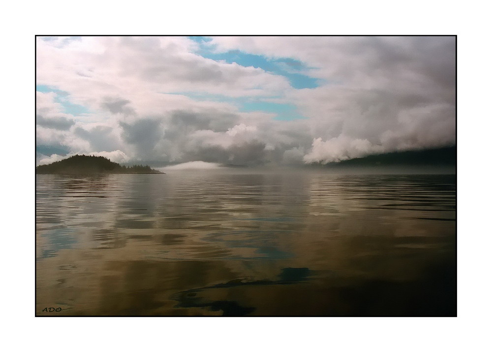 When the Clouds touch the Water