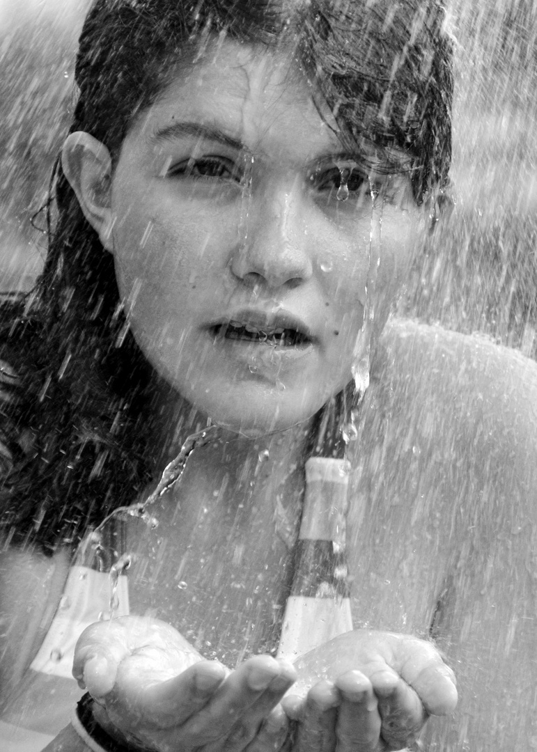 When the rain begings to fall