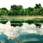 When the sky swimming in the lake