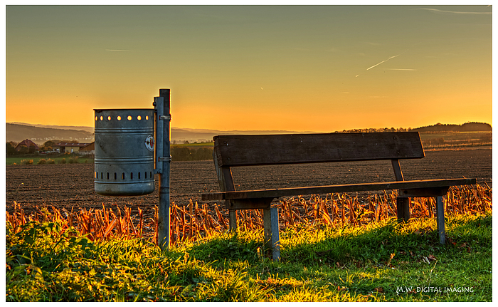 when the sun ........ Platz in der Abendsonne.......