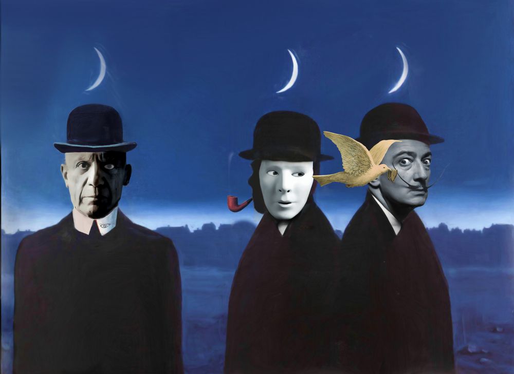 Where is Magritte? Foto & Bild surreal, digiart, fantasie Bilder auf