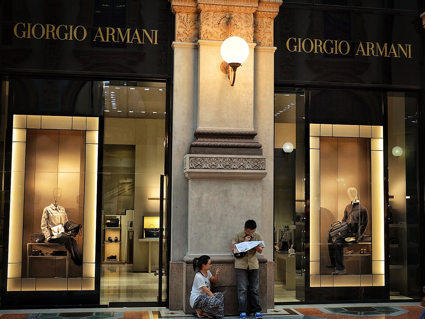 Where is the Armani Store in Milan?