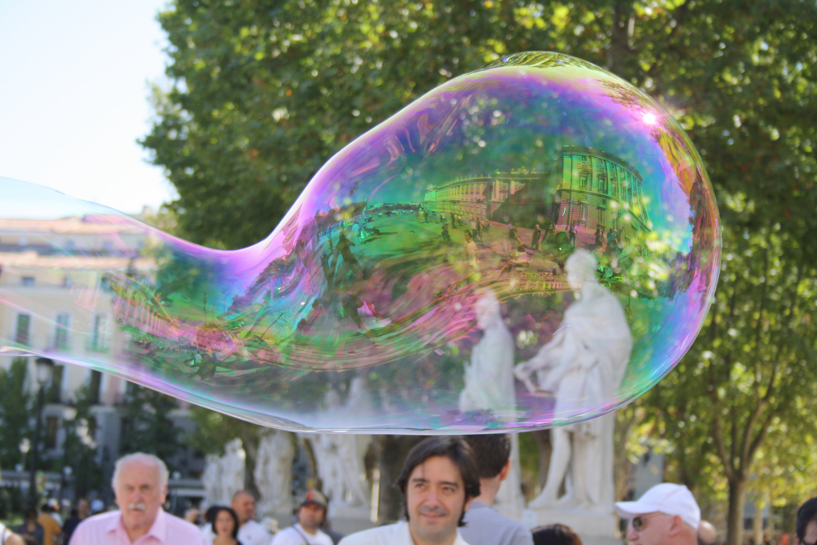 Where is this bubble floating?
