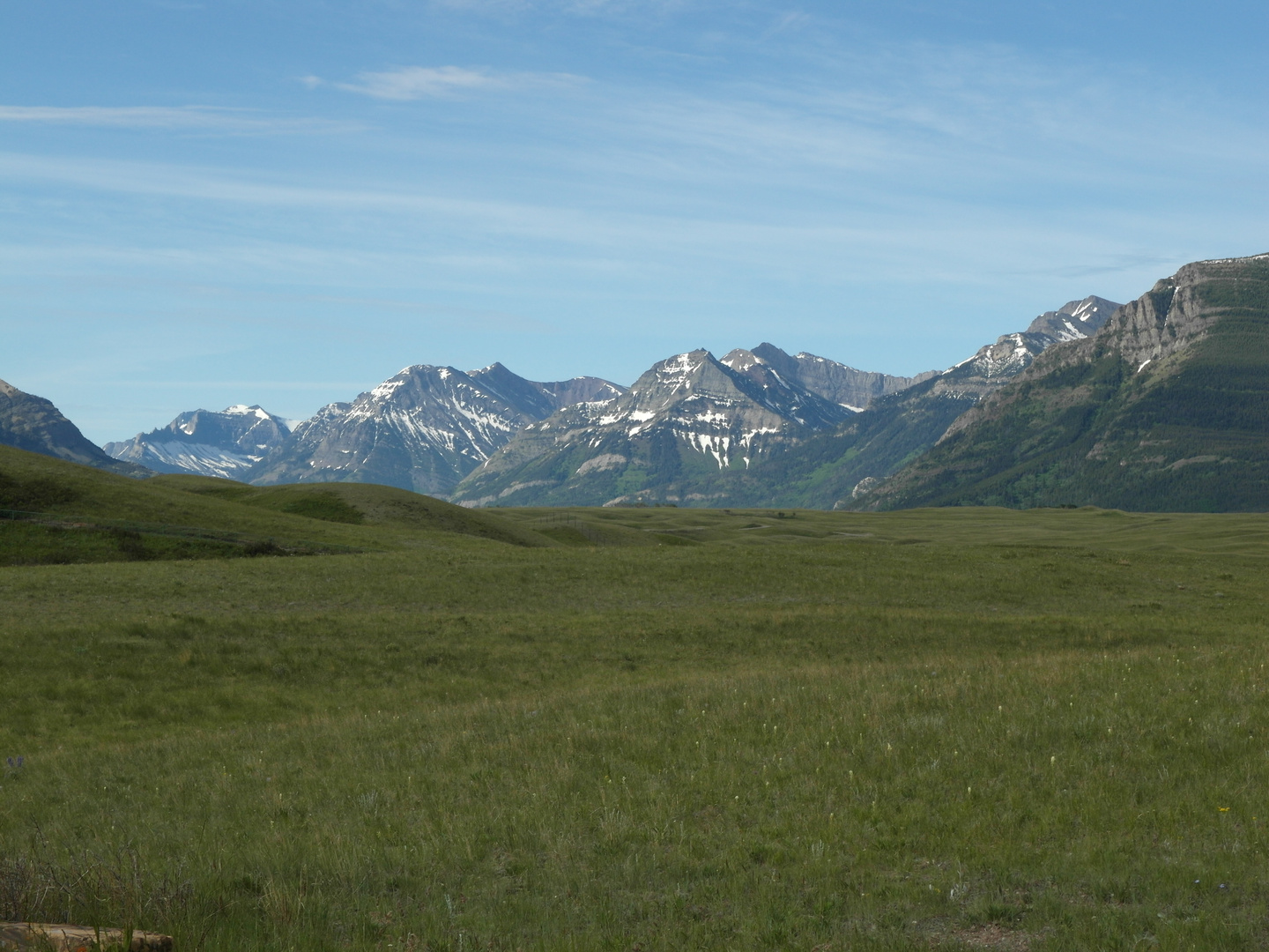 Where the prairie meet the mountains