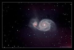 Whirlpool-Galaxie [M51 & NGC5195]