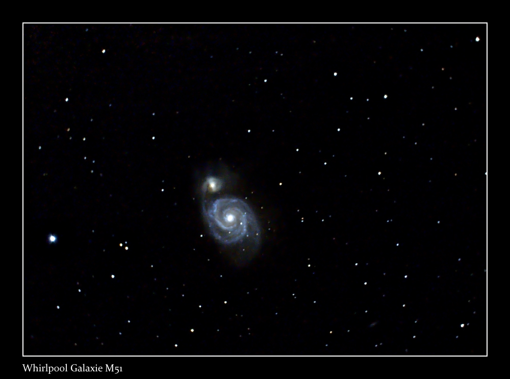 Whirlpoolgalaxie M51 - Widefield