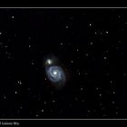 Whirlpoolgalaxie M51 - Widefield