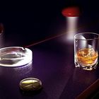 whiskey alone in bar