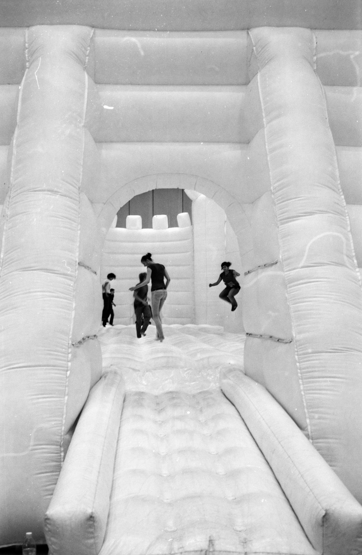 White Bouncy Castle