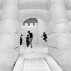 White Bouncy Castle