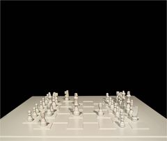 white chess set