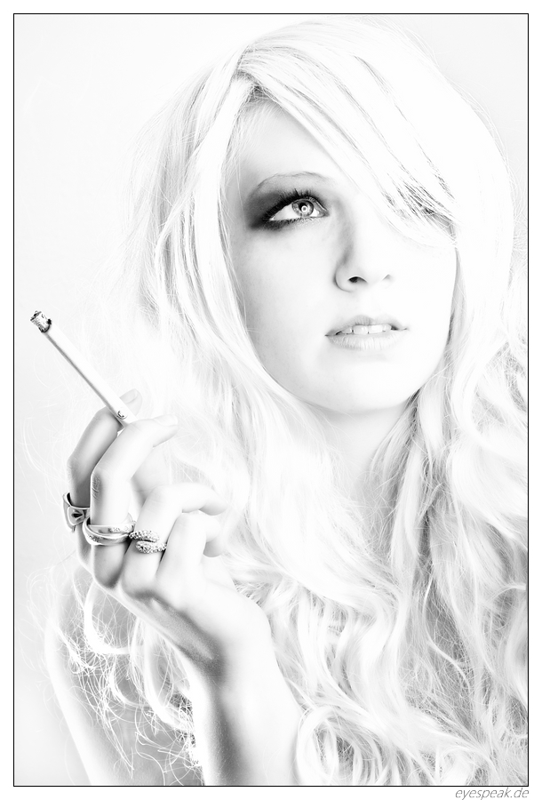 white cigarette