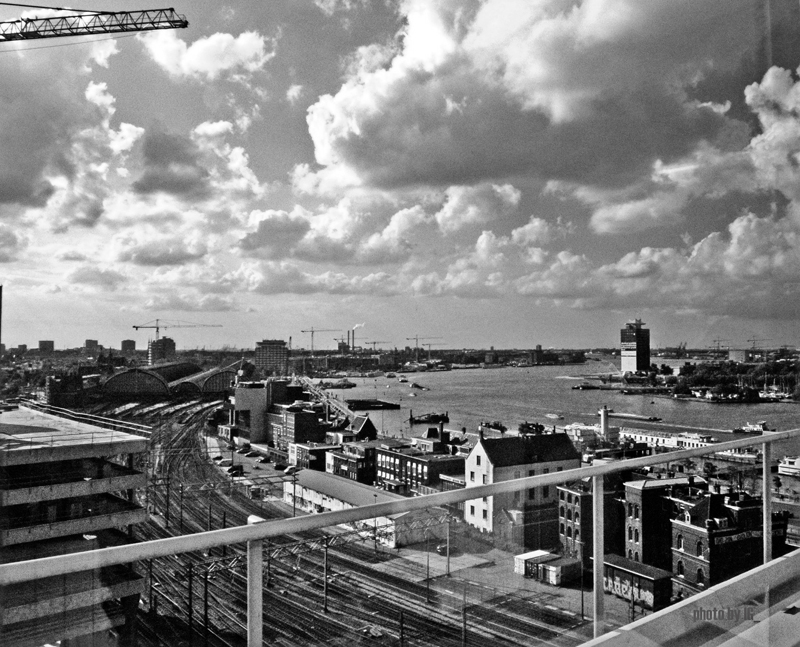 white cinder blocks crouched on a distant wish - amsterdam