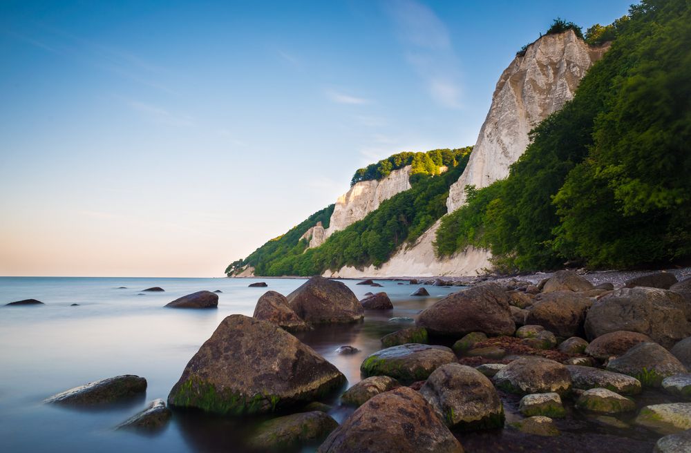 white cliffs