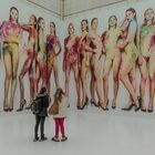 white cube filled with girls