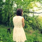 white flower dress