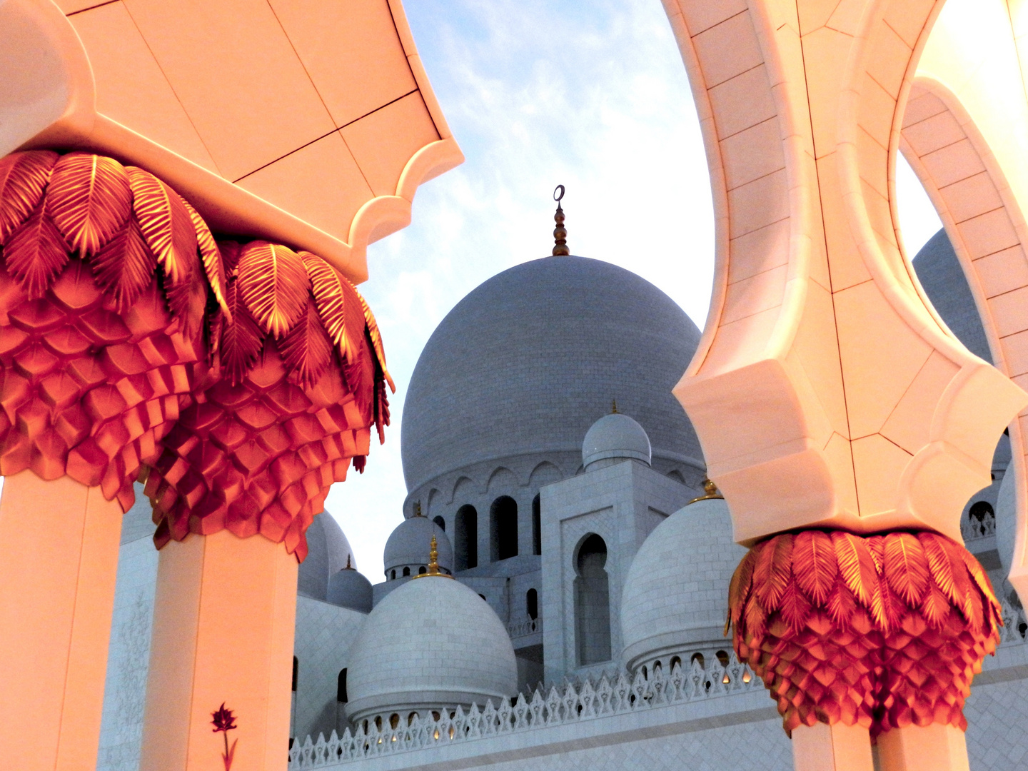 White majestic mosque