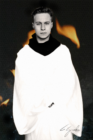 white monk