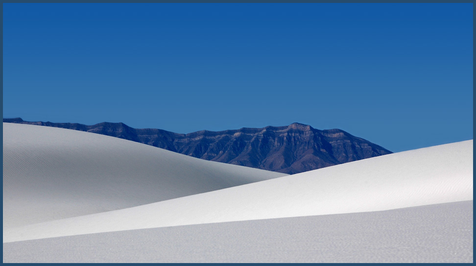 white sand dunes