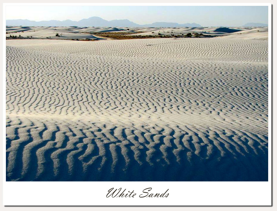 White Sands...