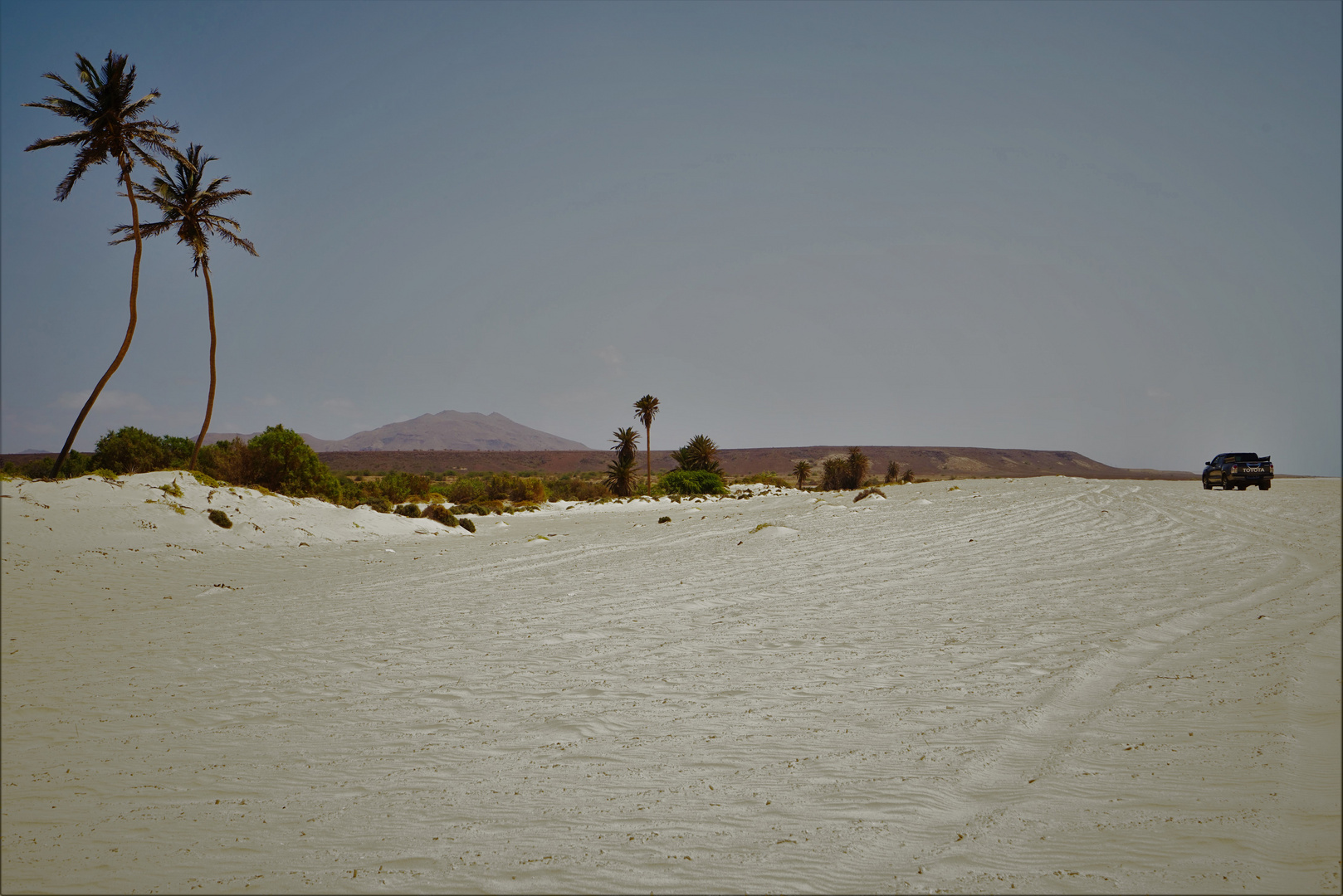 White sands