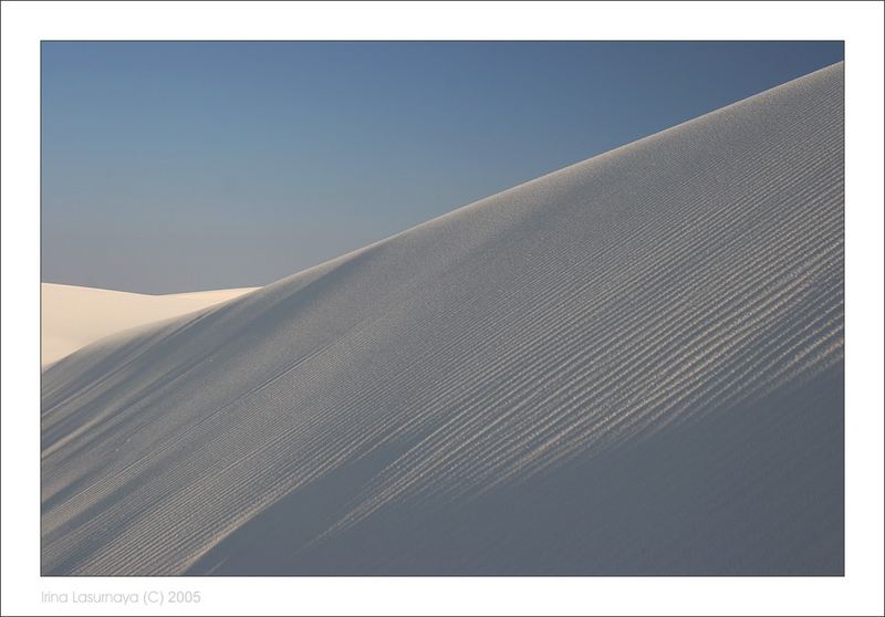 White sands