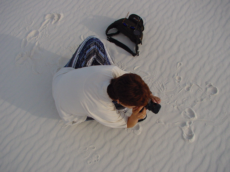 White Sands von oben